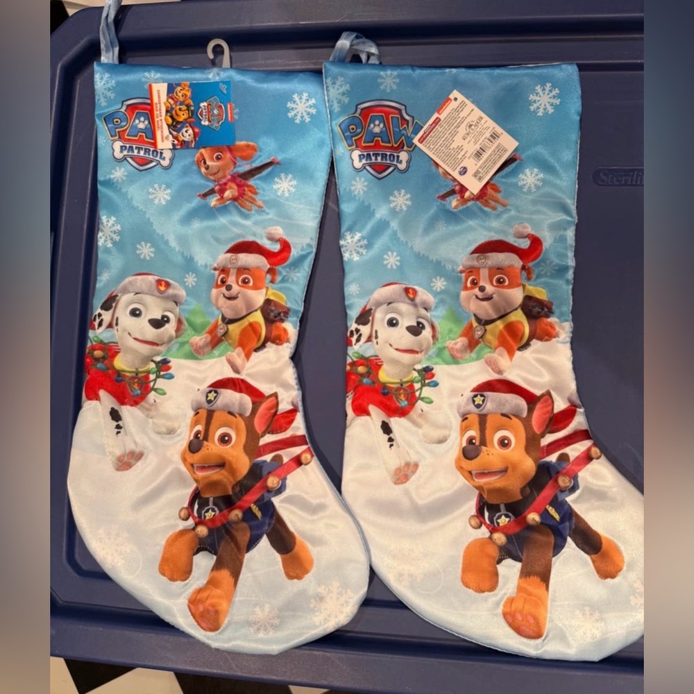 Paw Patrol Christmas Stockings Set of 2